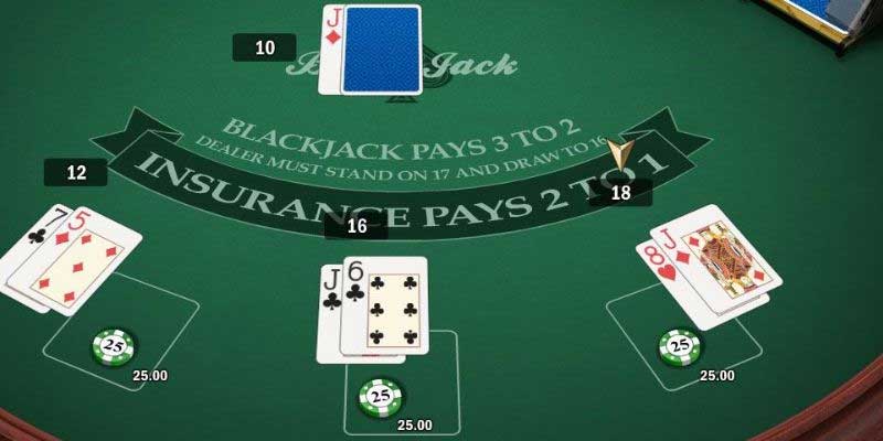 Các thuật ngữ trong cách chơi blackjack